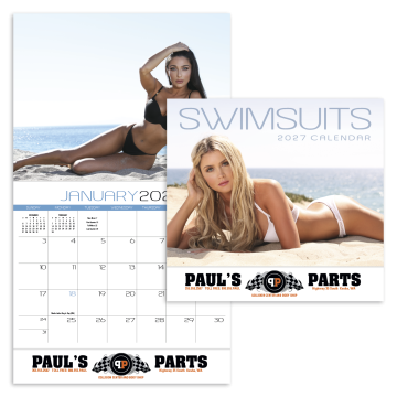 Swimsuits Appointment Wall Calendar - Stapled